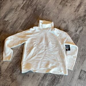 NWT KUHL Cozy White Turtleneck Sweater